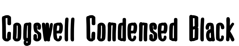 Cogswell Condensed Black Yazı tipi ücretsiz indir